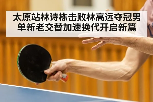 太原站林诗栋击败林高远夺冠男单新老交替加速换代开启新篇